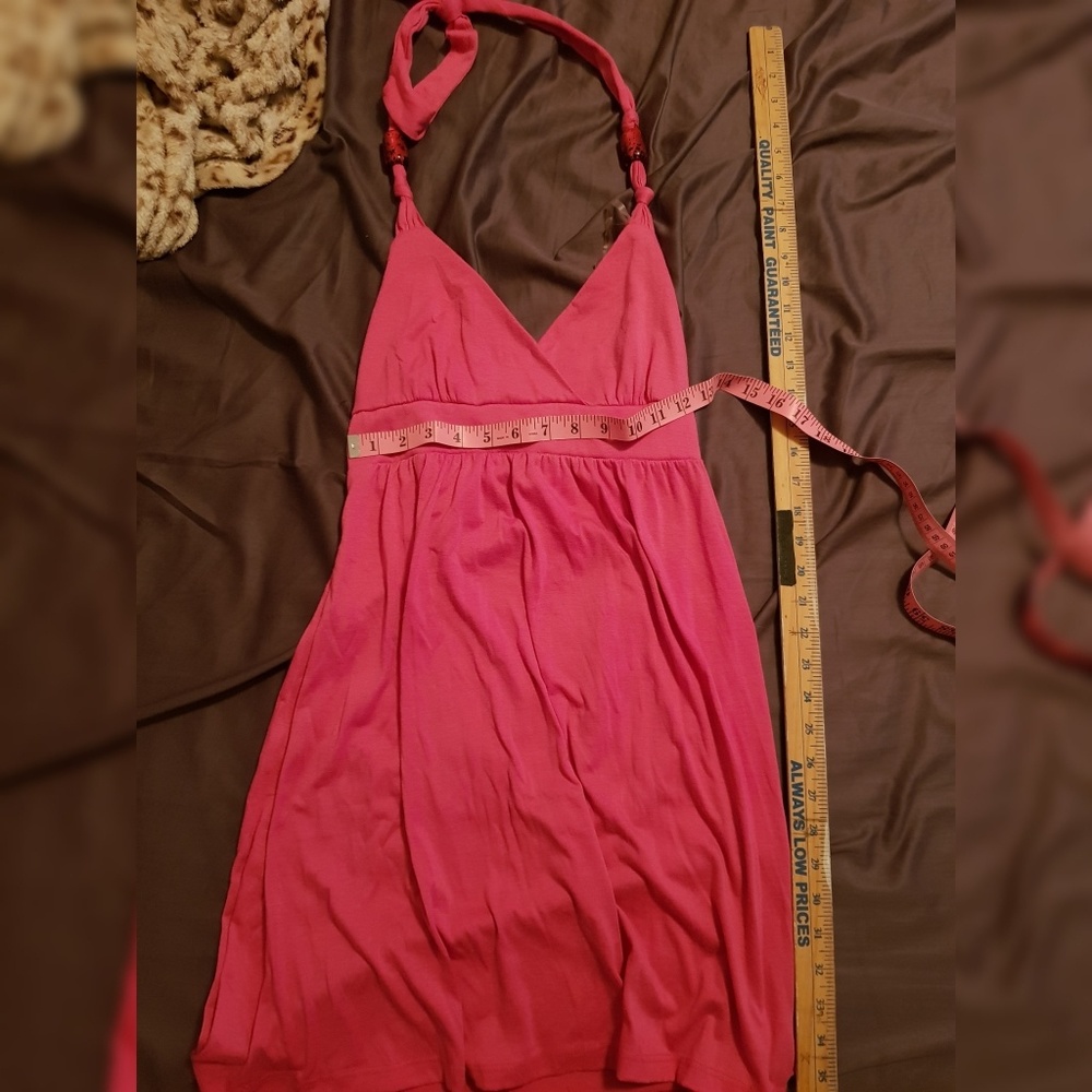 pink tie dress body central